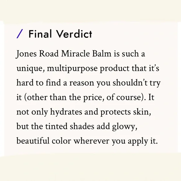 ❗️NOT CUSTOM JONES ROAD Miracle Balm 8g | 4 Color Palette - Picture 9 of 12